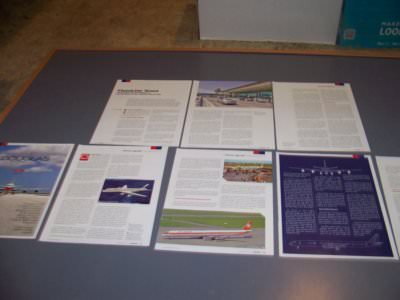 VINTAGE..AIRPORT: ROME- FIUMICINO INT. (FCO) & DC-8 HISTORY..RARE! (450Q)