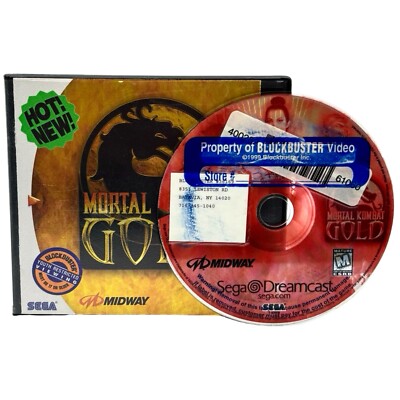 Mortal Kombat Gold Sega Dreamcast USK 18 Kampfspiel OVP gebraucht Disc top