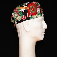 Casino Dice  Roulette Theme Scrub Hat