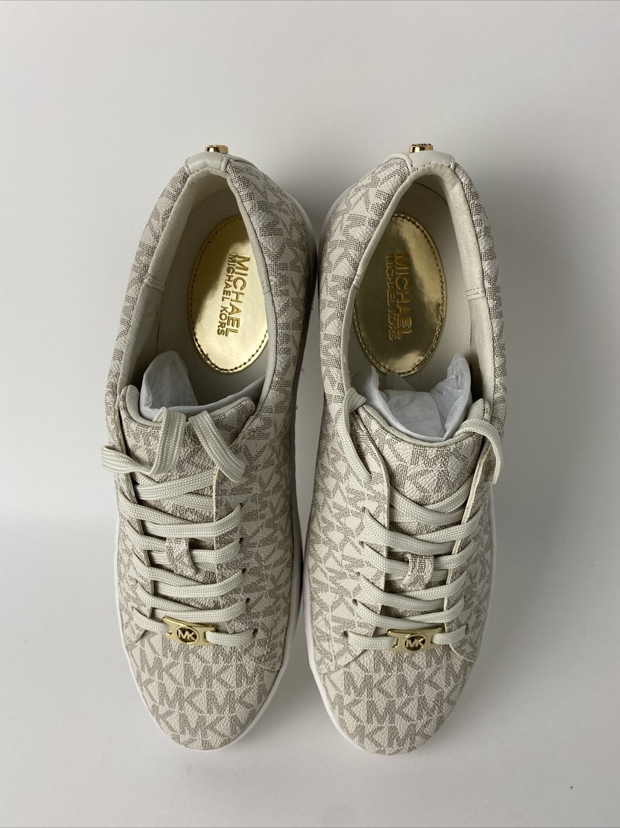 MICHAEL Michael Kors Keaton Lace Up Sneakers Size 9 or 10 -Vanilla