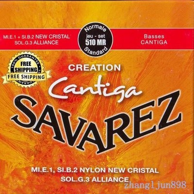 Savarez 510MR Guitar String Alliance Cristal Cantiga Classical Standard Tension 