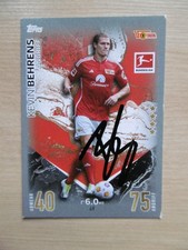 Kevin Behrens autograph signed TC Topps Bundesliga "Union Berlin 2023/24"
