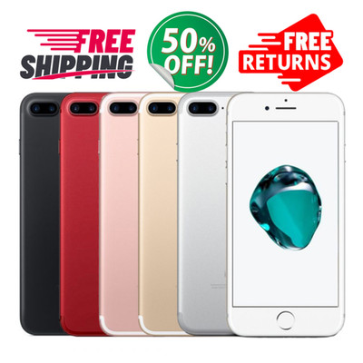 Apple iPhone 7 Plus 128GB Unlocked - Silver/Gold, Verizon, Fair Condition