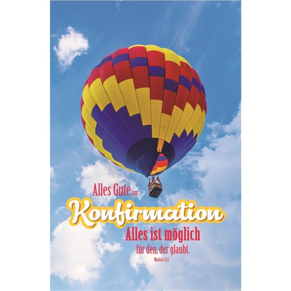 Av - Konfirmation - GlüCkwunschkarte Im Format 11,5 X 17 Cm Mit Umschlag - HeißL-image