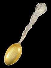 RARE Sterling Souvenir Spoon Per Aspera Ad Astra Stevens Institute of Technology