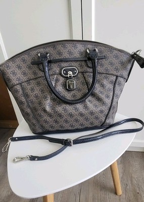Guess Damen Handtasche Shopper Monogram Y2K Vintage