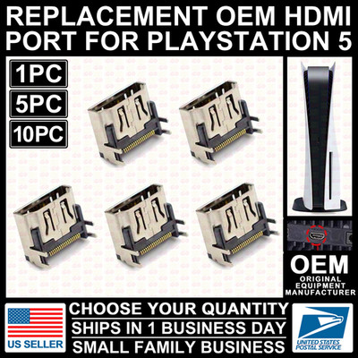 OEM HDMI Port For Sony Playstation 5 PS5 Connector Socket Jack Replacement USA