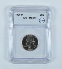 1996-P Washington Quarter MS67+ ICG *1674