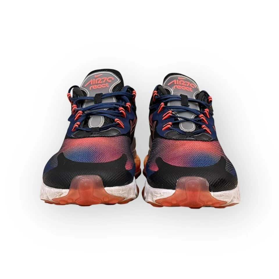 Nike Air Max 270 React SE Sneakers - Women's Size 10 Black/Navy/Pink - Image 2 of 4