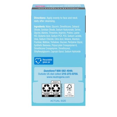 Neutrogena Hydro Boost Gel Cream Fragrance Free, Hyaluronic Acid Facial