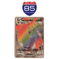 Tapu Koko VMAX 166/163 Rainbow Gold Foil - Carta artistica quasi nuova