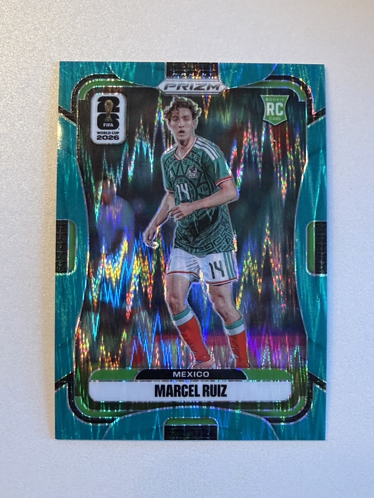 2026 Panini Prizm Fifa World Cup - Marcel Ruiz #289 Teal Flash Prizm /255