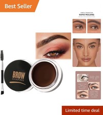 Luxurious Brown Eyebrow Gel with Built-In Brush - Quick Dry for Stunning Brows