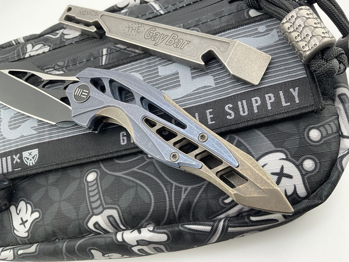 Elijah Isham Designed WE Knife Arrakis 906E Blue and Brown