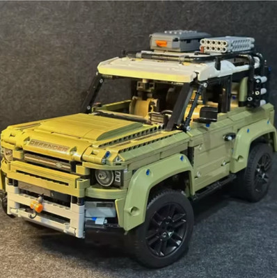 Land Rover Defender MOC Komplettset 2573 pcs. Off Road Olive