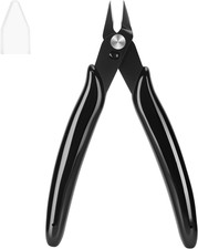 5 Inch Micro Wire Cutters, 1 Pack Precision Flush Cutters, Zip Tie Cutter