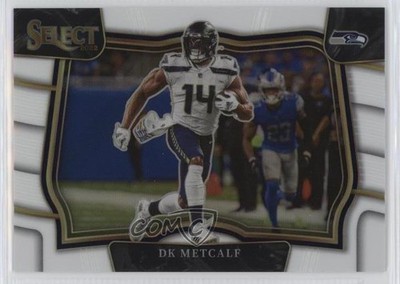 2022 Panini Select Field Level White Prizm 13/35 DK Metcalf #488 02c9