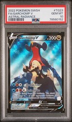 Garchomp V TG23 Astral Radiance Trainer Gallery Full Art Holo