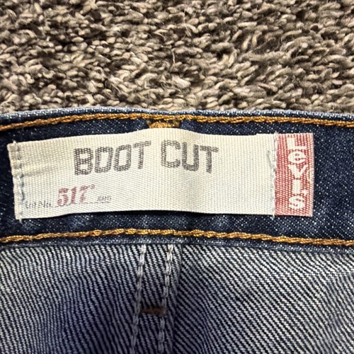 Vintage Levis 517 Boot Cut Jeans 36x30 Perfect Fade Blue Distressed Worn Y2K ‘02 by Levi's, $75 - Photo 5
