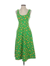 Tabitha Brown for Target Women Green Casual Dress XS