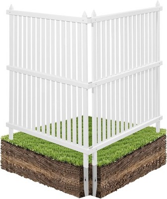 VEVOR 2 Panels Outdoor Privacy Screen, 36 x 45 in Air Conditioner Fence with 19.