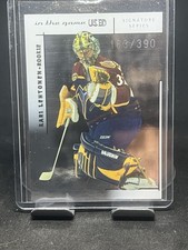 2004-05 In The Game Used Signature Series #152 Kari Lehtonen