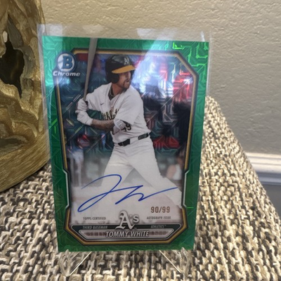 #ad 2026 🆓 ShippingTommy Tanks White Green MOJO AUTO 99 🟢 A’s COLOR MATCH $99.99