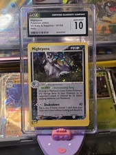 CGC 10 GEM MINT Mightyena 2003 EX Ruby & Sapphire 10/109 Holo Pokemon Card on eBay
