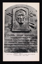 1953 National Baseball Hall of Fame and Museum Postcards Walter Johnson HOF 1q7