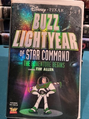 Buzz Lightyear of Star Command: The Adventure Begins (VHS, 2000)