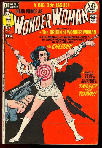 Wonder Woman #196 Unrestored Bronze Age Superhero Vintage DC Comic 1971 VG-FN