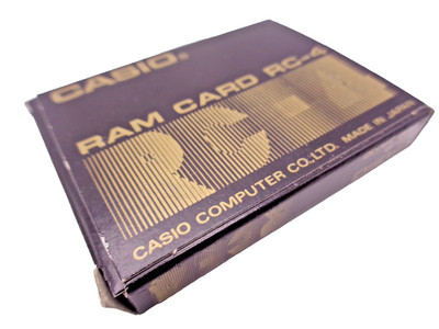 CASIO POCKET COMPUTER RC-4 MEMORY CARD   NEUWERTIG