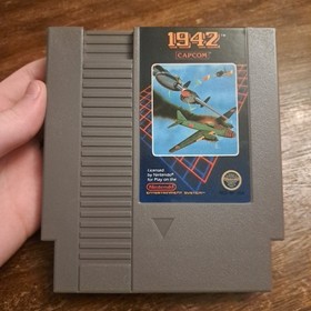 1942 Capcom (Nintendo Entertainment System NES) - Complete - Tested - Authentic