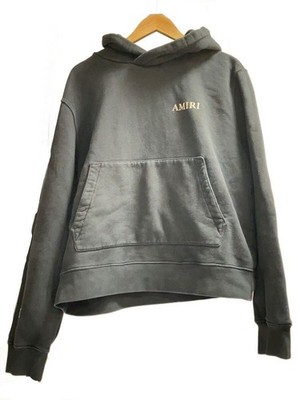 AMIRI Hoodie XL Cotton BLK Plain Used