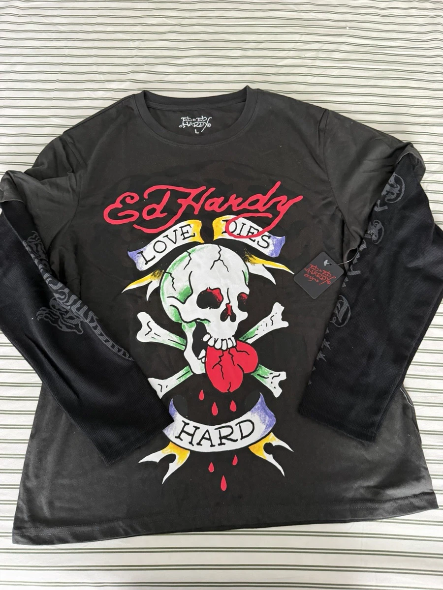 Ed Hardy Long Sleeve T-Shirts for Men for sale | eBay