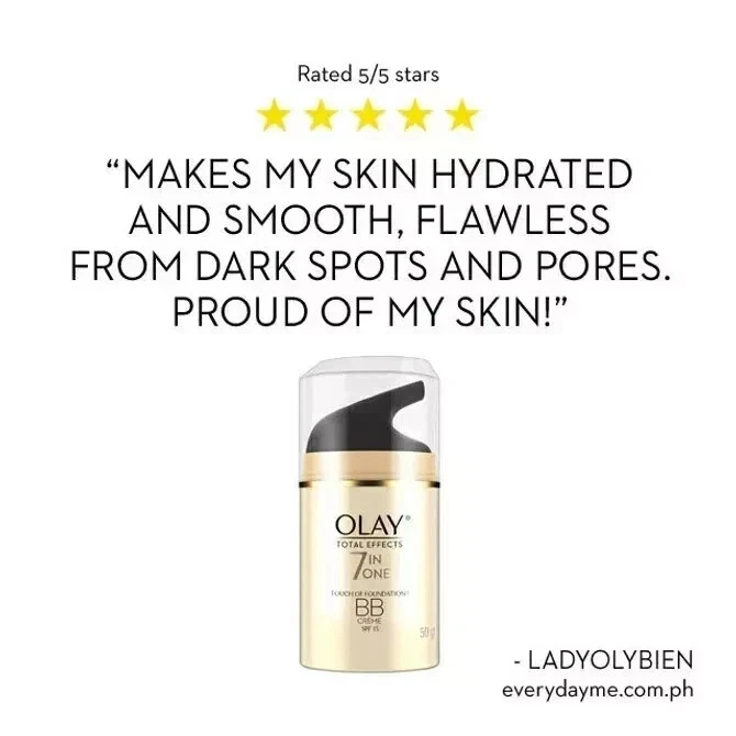 Olay Total Effects 7 in One Touch Of Foundation SPF 15+ 50g FREE SHIPPING - Image 4 of 4