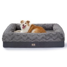 Memory Foam XL Dog Bed for XLarge Sized, Extra Large Orthopedic Dog Sofa with...