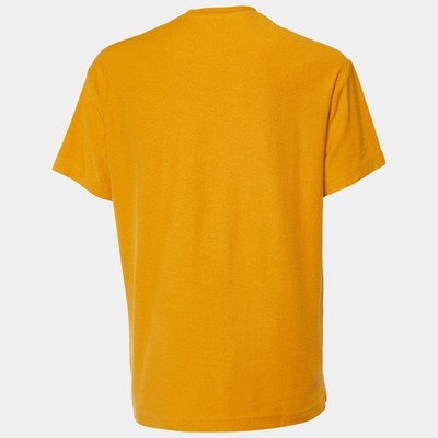 Kith Mustard Yellow Cotton Knit Logo Printed Crewneck TShirt S | eBay
