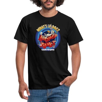 Looney Tunes Cartoons Logo Bugs Bunny Männer T-Shirt