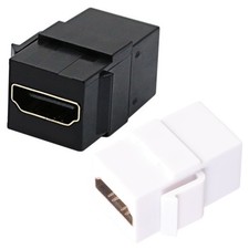 Female to Female Keystones Jacks Connectors for Wall Mounted HDTV and Devices