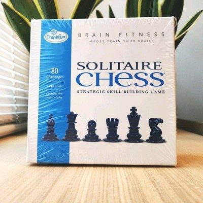 Solitaire Chess Brain Fitness Strategic Skill Building Game Brand NEW Sealed!