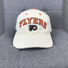 Philadelphia Flyers Hat Cap Strap Back Mens OSFA White NHL Hockey Drew Pearson