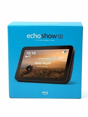 Amazon Echo Show 8 Smart Display (1st Gen) - Charcoal Black - New