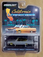 GREENLIGHT RAW CHASE 1:64 1964 CHEVROLET IMPALA CONVERTIBLE LOWRIDER GL63060-D