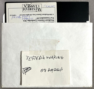 Swiss Family Robinson 5.25'' disk Commodore 64- Adventure Game Windham Classics