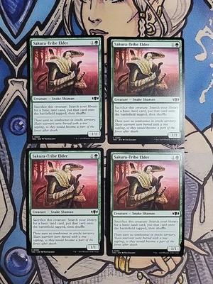 4x Sakura-Tribe Elder - NM/M TDC MTG Magic