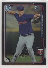 2015 Bowman Chrome Prospects Asia Exclusive Black Refractor Aaron Slegers g6p
