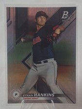 2019 Bowman Platinum Top Prospect Ethan Hankins #TOP-34 Cleveland Indians 