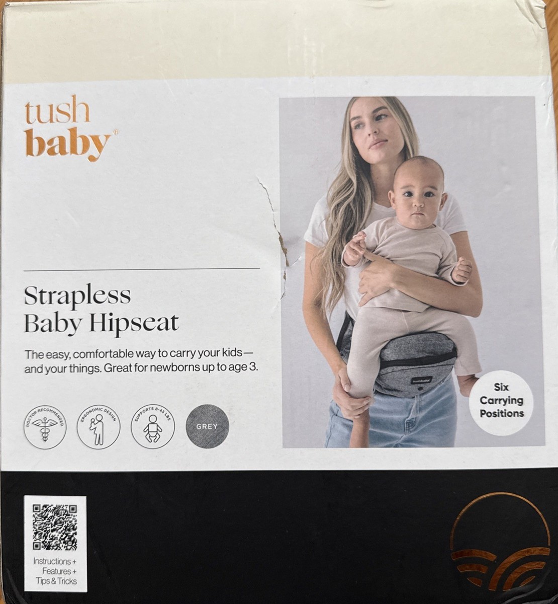 Tushbaby The Only Safety Certified Hip Seat Baby Carrier