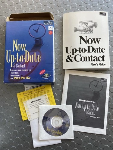 Vintage Now Up•to•Date 3.6 for Macintosh with CD & Serial Number - Open Box